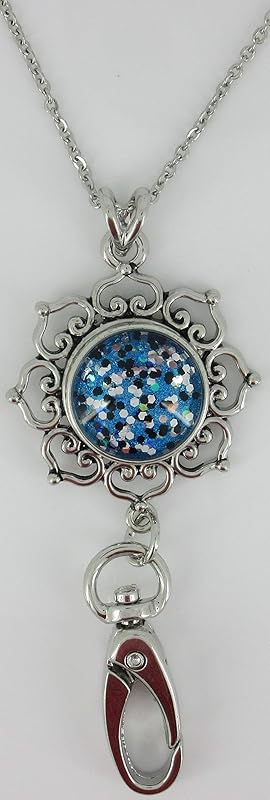 Summerfield Collection Dog Lover - Womens Lanyard Chain - Hearts Pendant w/Clip for IDs, Badges, Keys - 3 Snap Charms