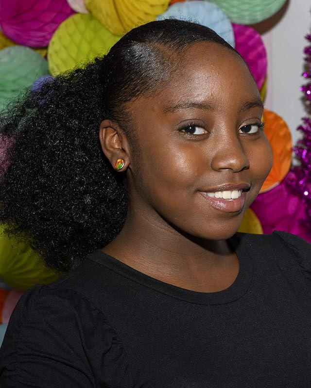 Summerfield Collection Stainless Steel Fall Leaves Green Orange Yellow Print Glass Stud Earrings 12mm